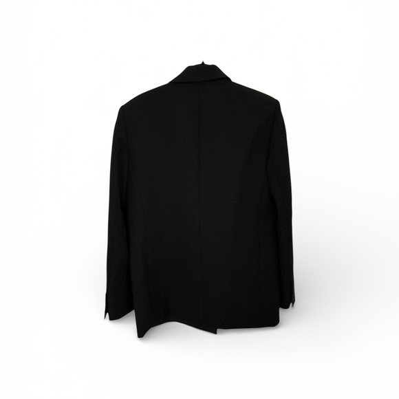 Nili Lotan Women’s Boxy Pimpton Blazer Black Size O Oversized XS - Picture 2 of 12